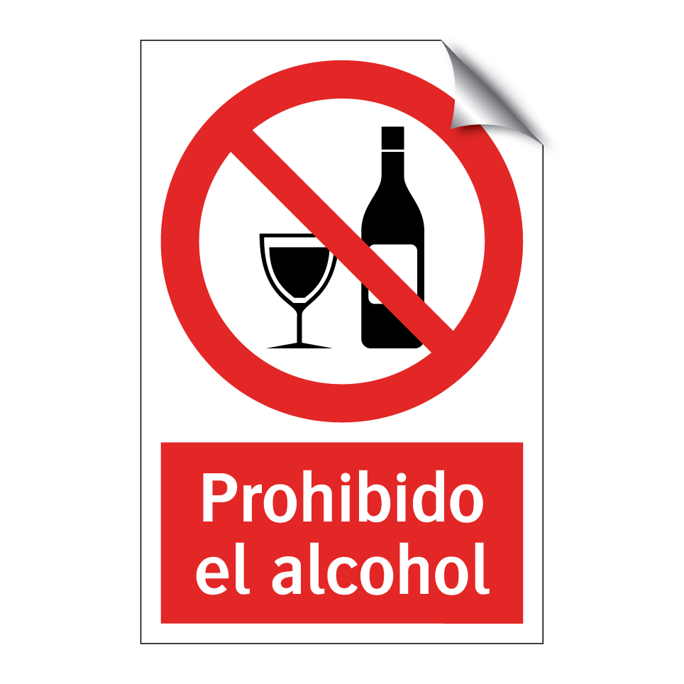 Prohibido el alcohol