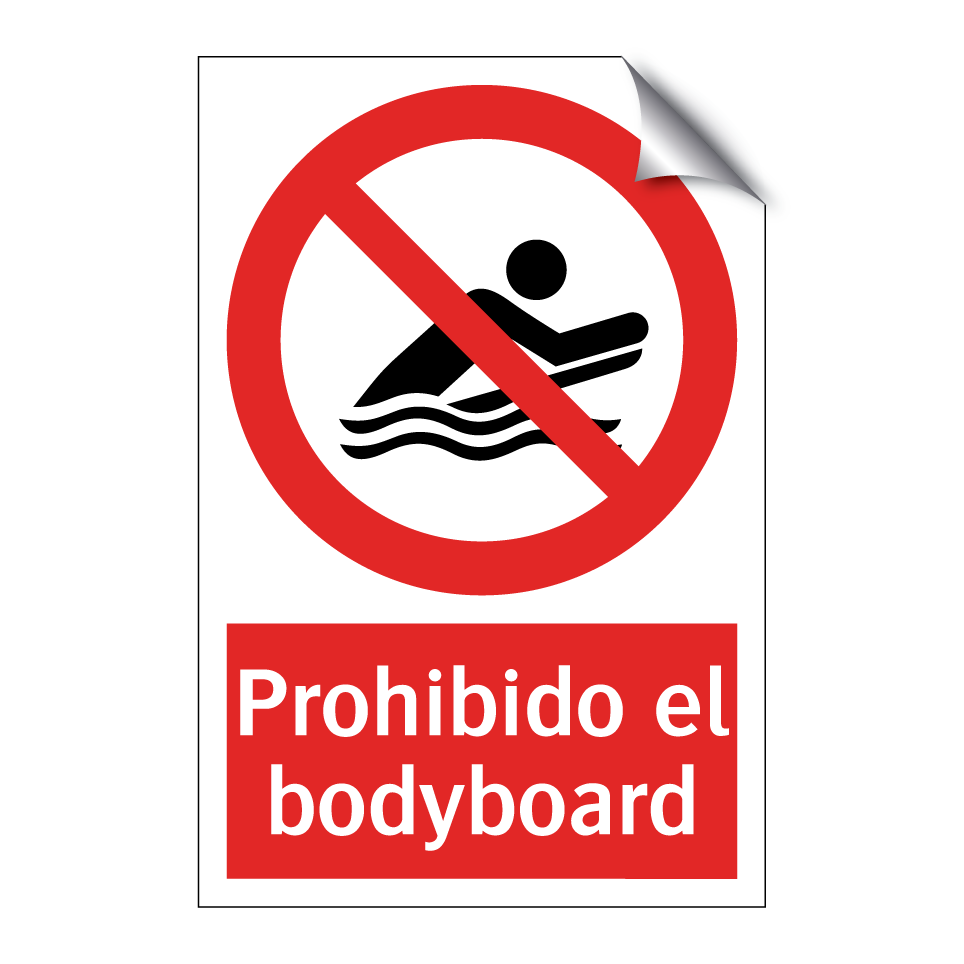 Prohibido el bodyboard