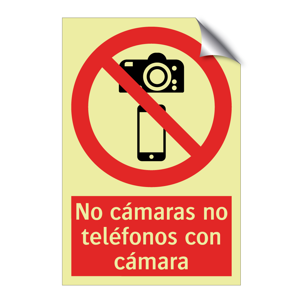 No cámaras no teléfonos con cámara