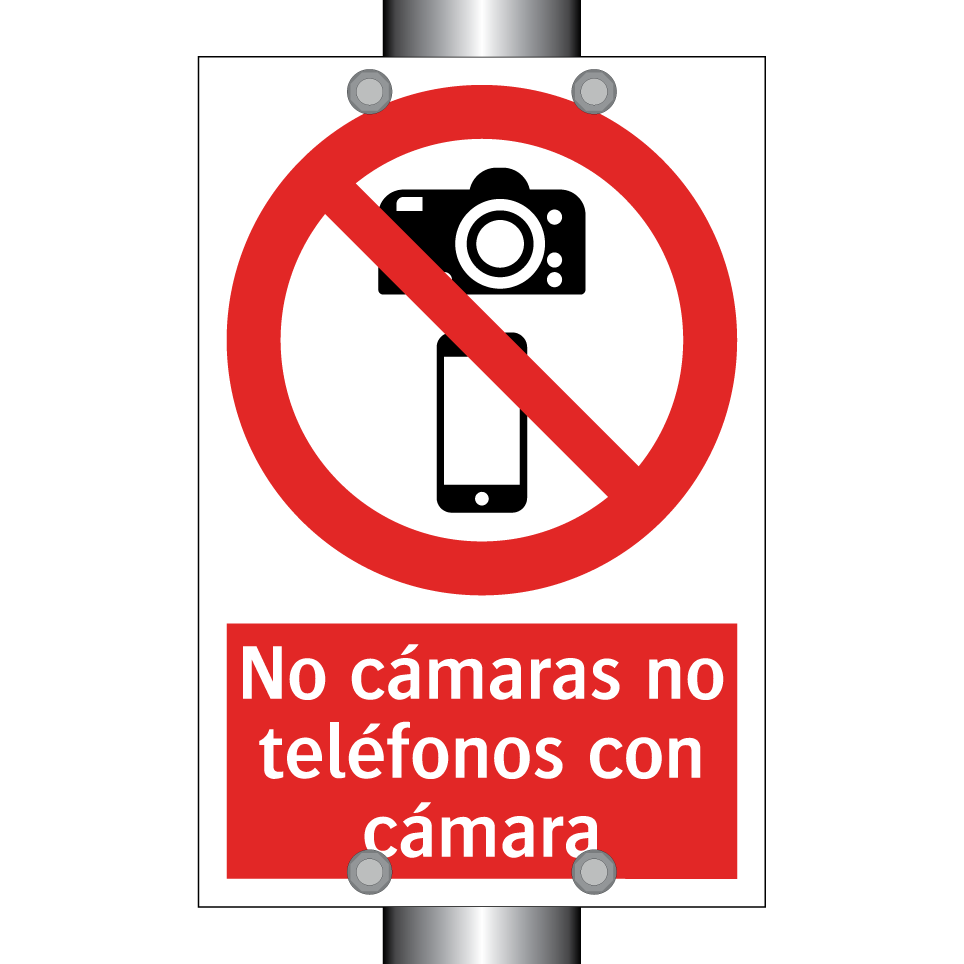 No cámaras no teléfonos con cámara