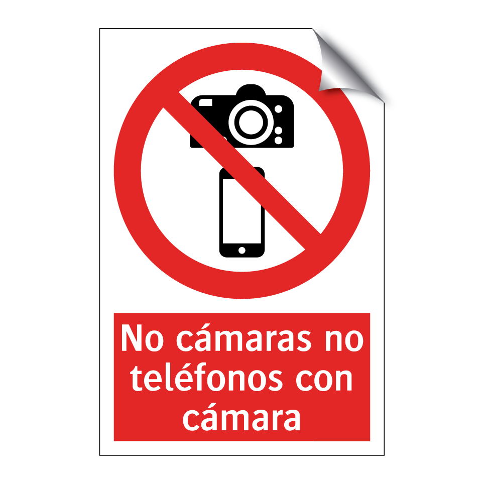No cámaras no teléfonos con cámara