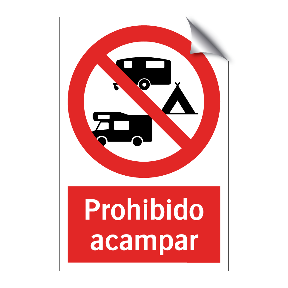 Prohibido acampar