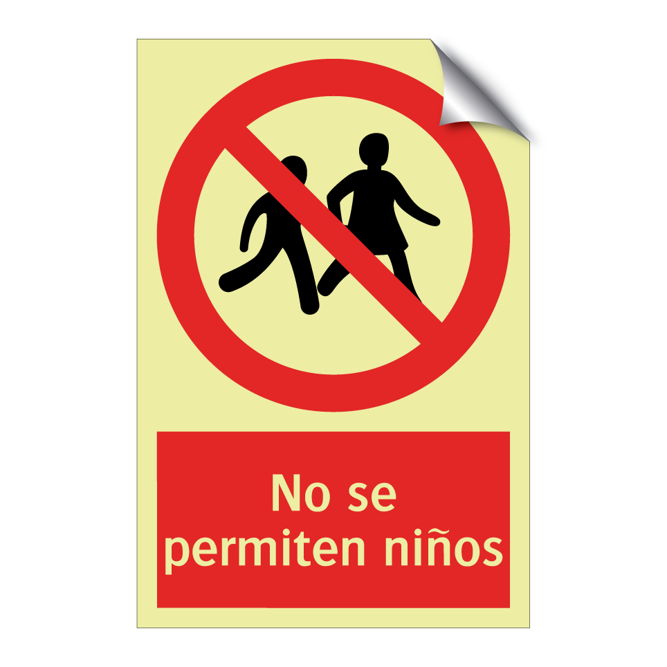 No se permiten niños