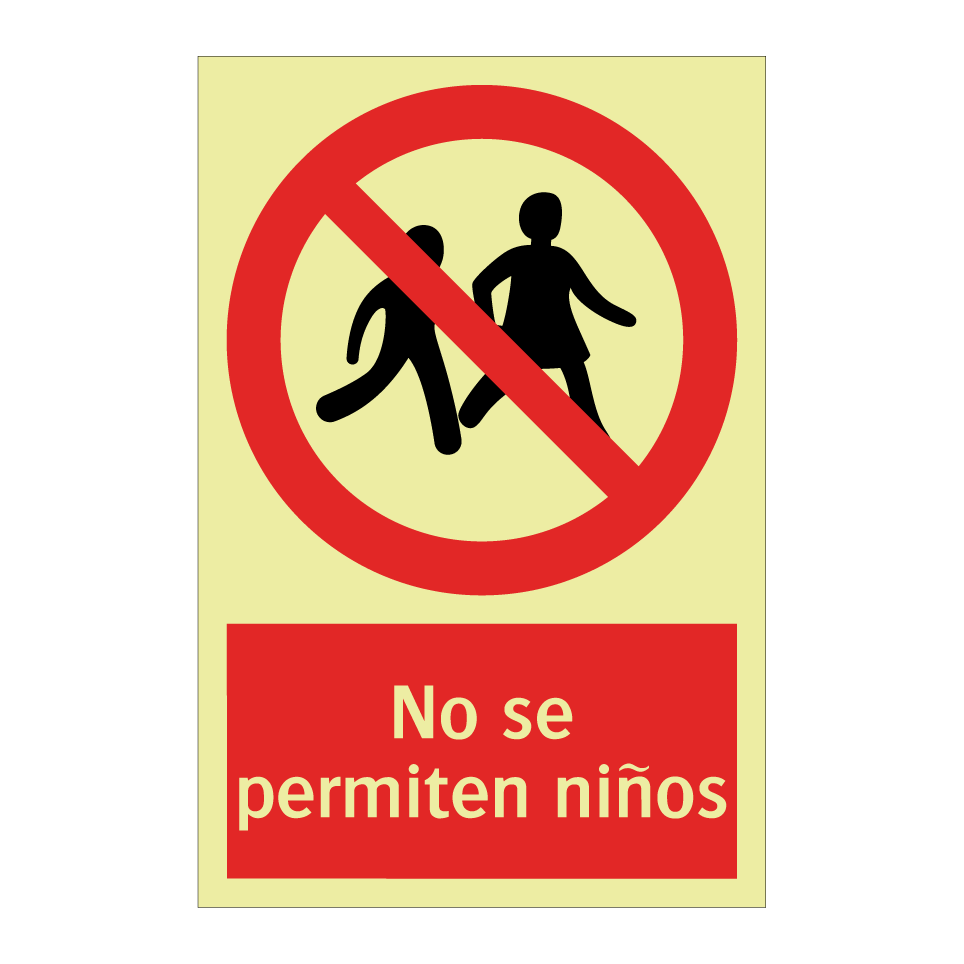 No se permiten niños