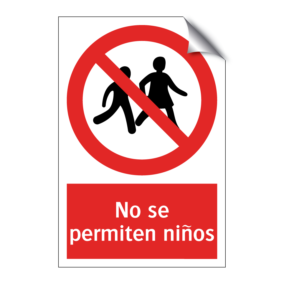 No se permiten niños