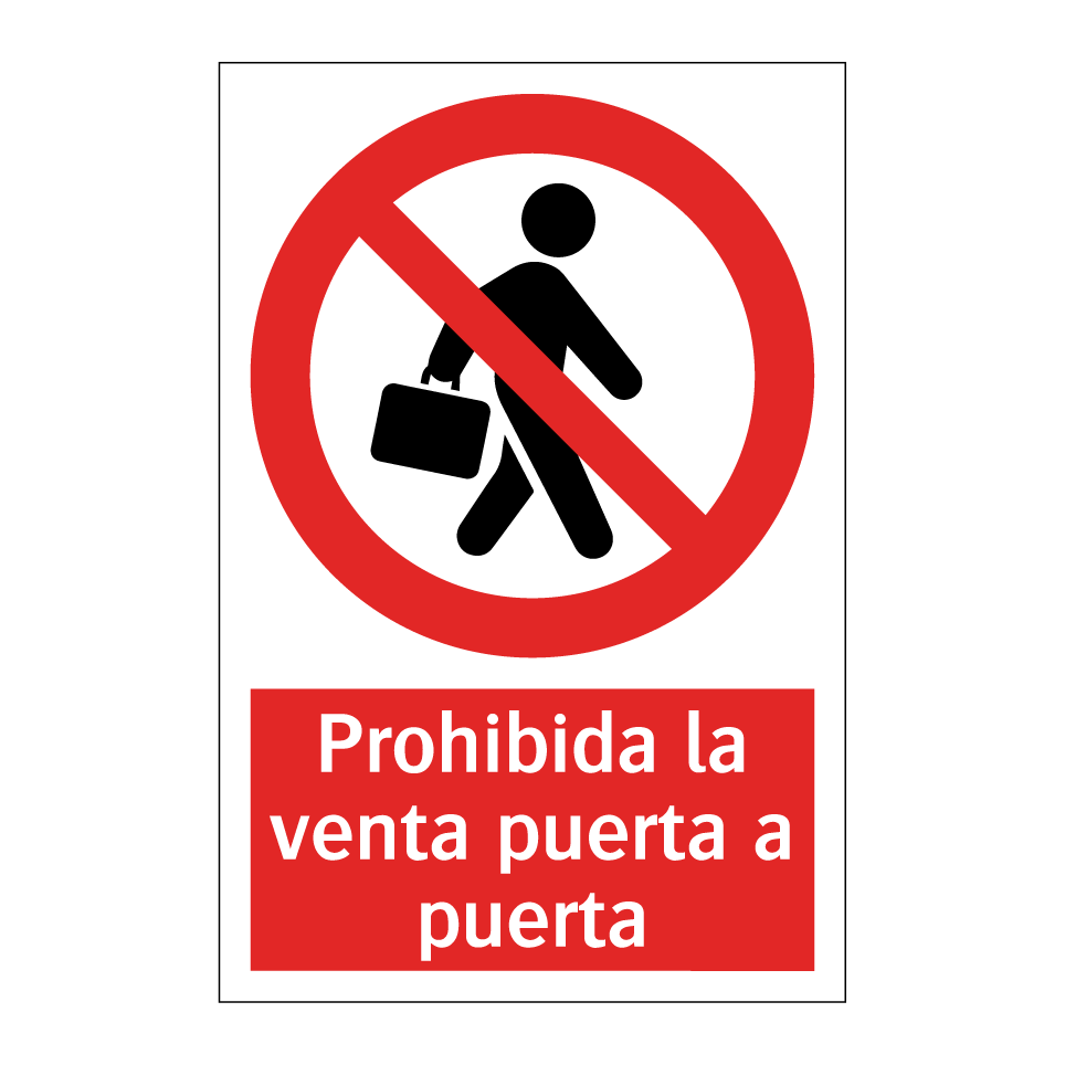 Prohibida la venta puerta a puerta