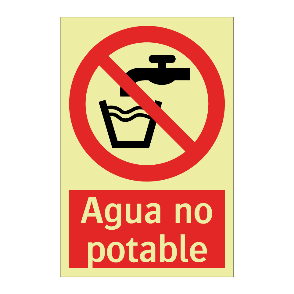 Agua no potable