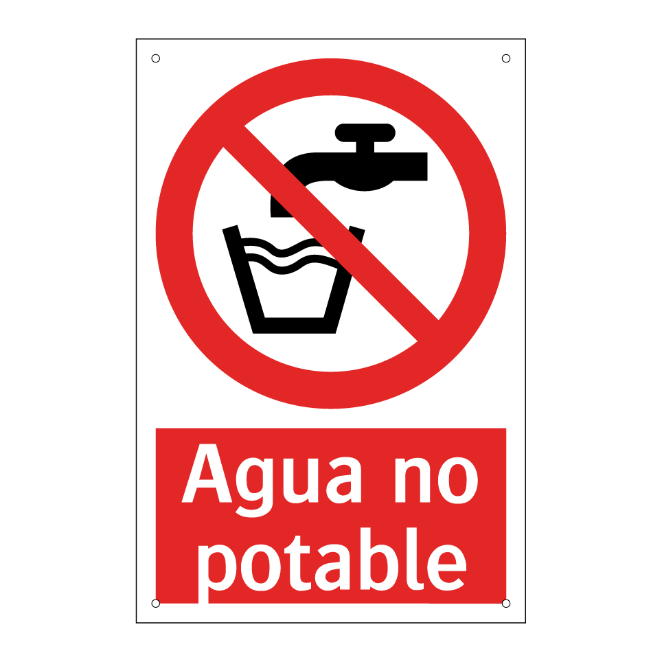 Agua no potable