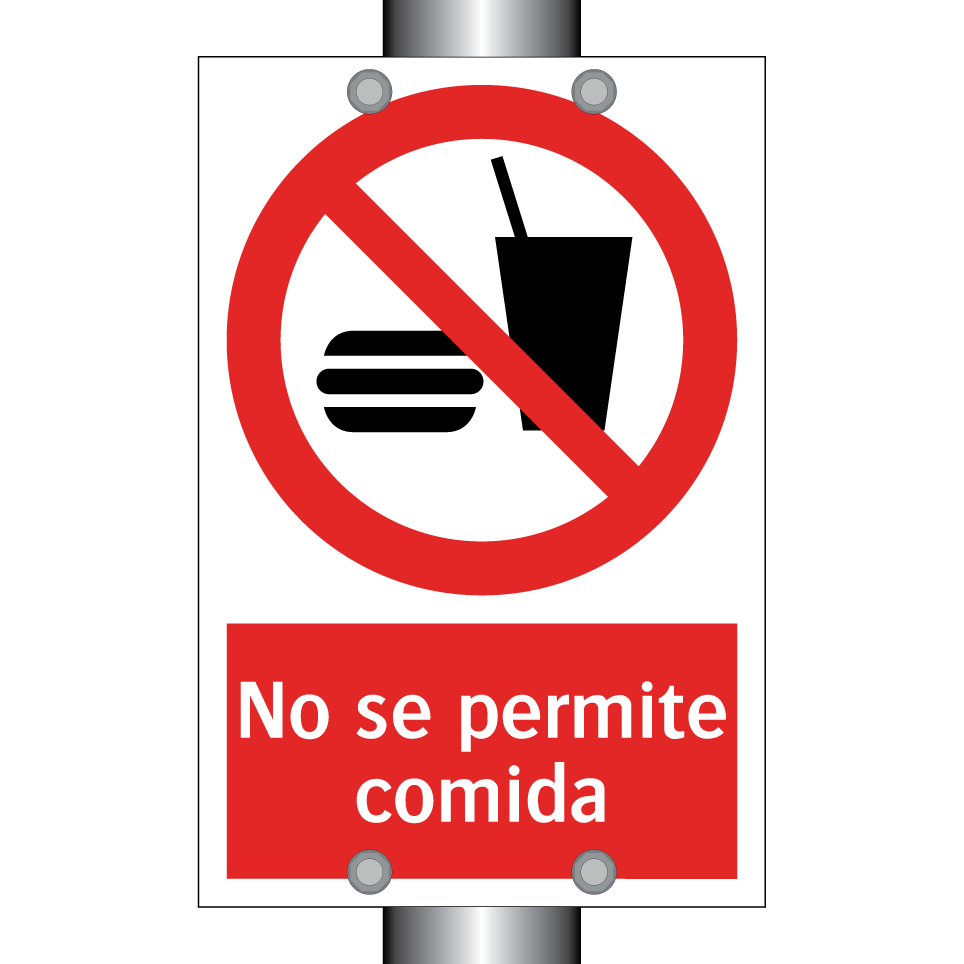 No se permite comida