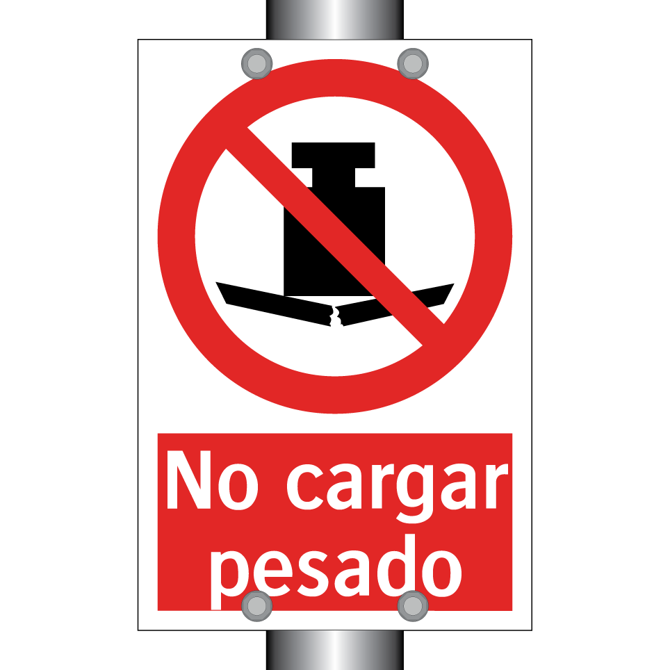 No cargar pesado