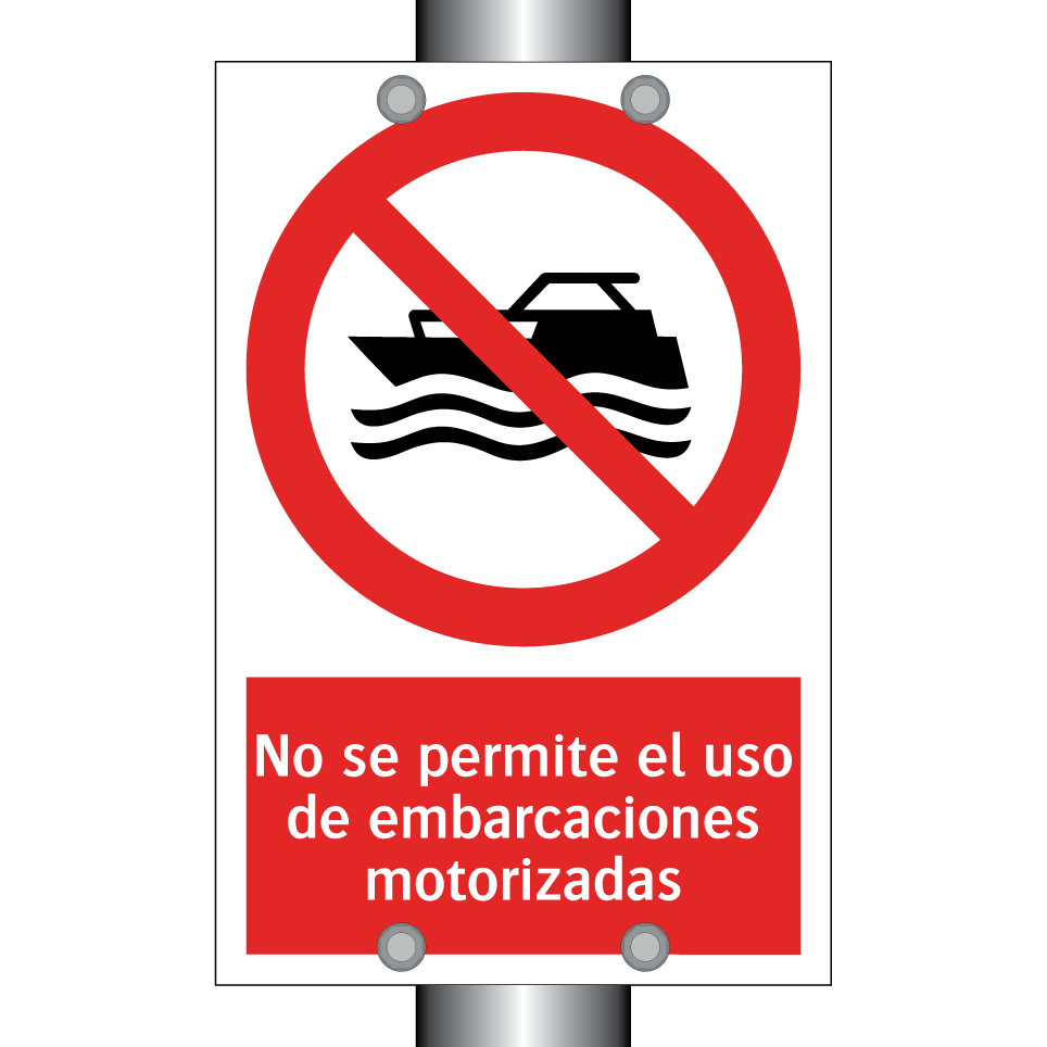 No se permite el uso de embarcaciones motorizadas