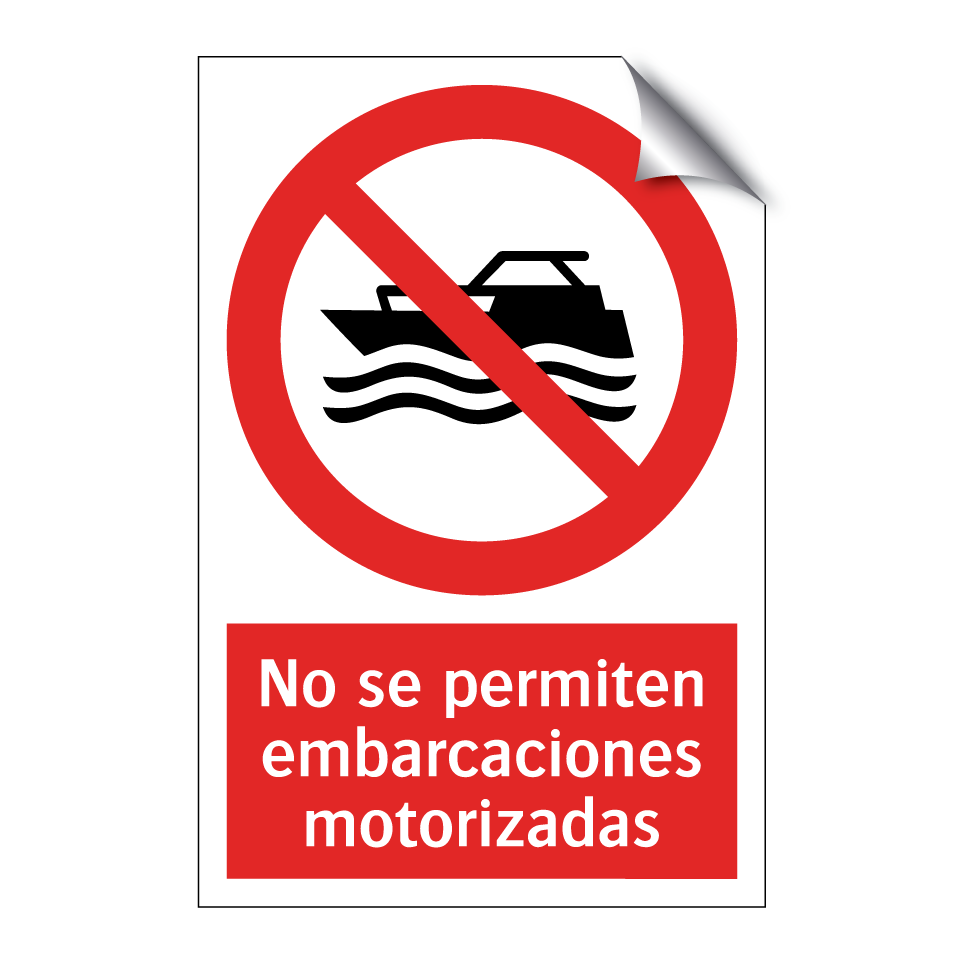 No se permiten embarcaciones motorizadas