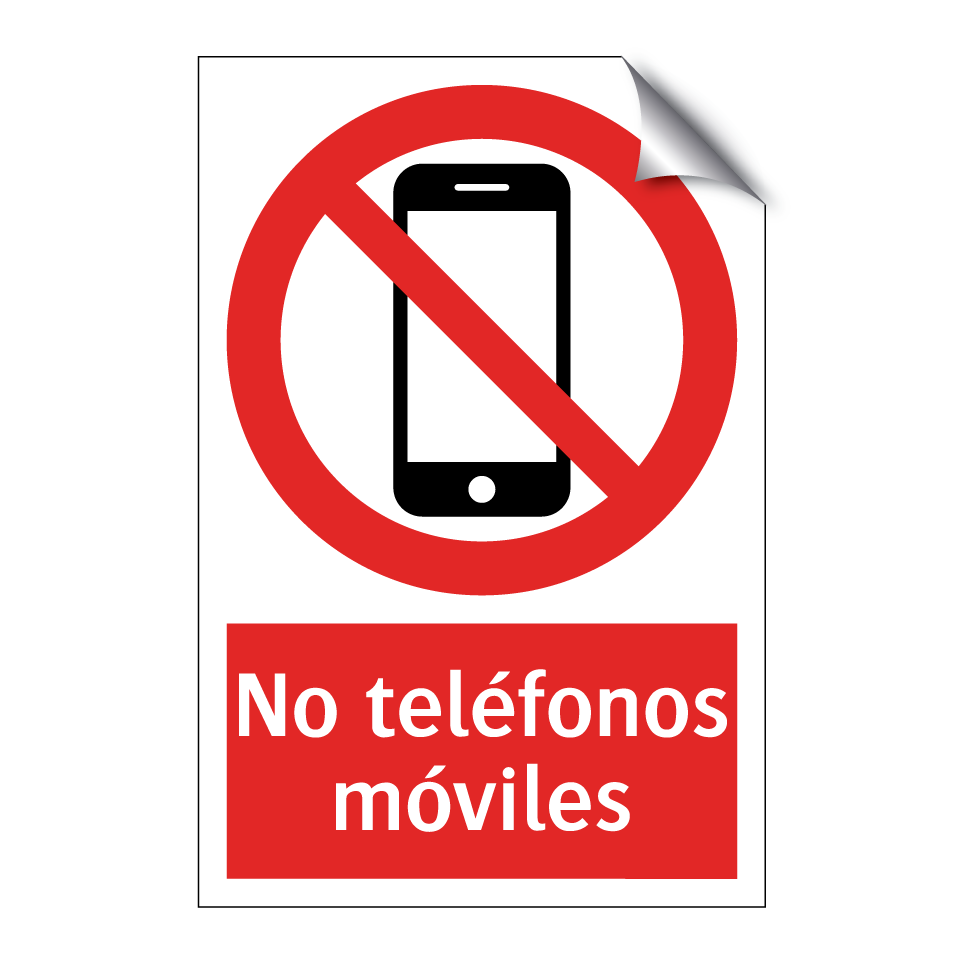 No teléfonos móviles