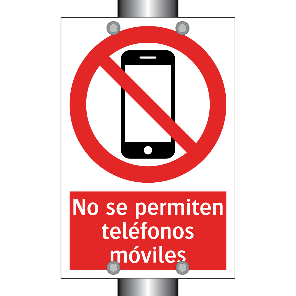 No se permiten teléfonos móviles