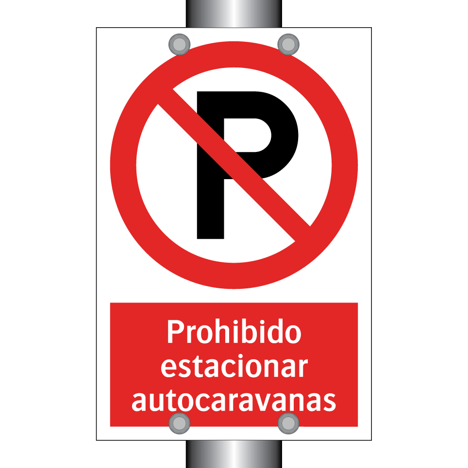 Prohibido estacionar autocaravanas