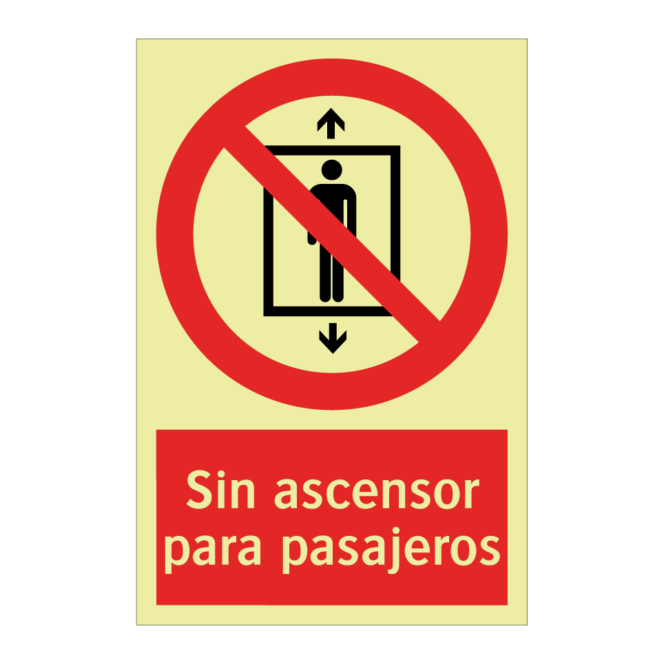 Sin ascensor para pasajeros