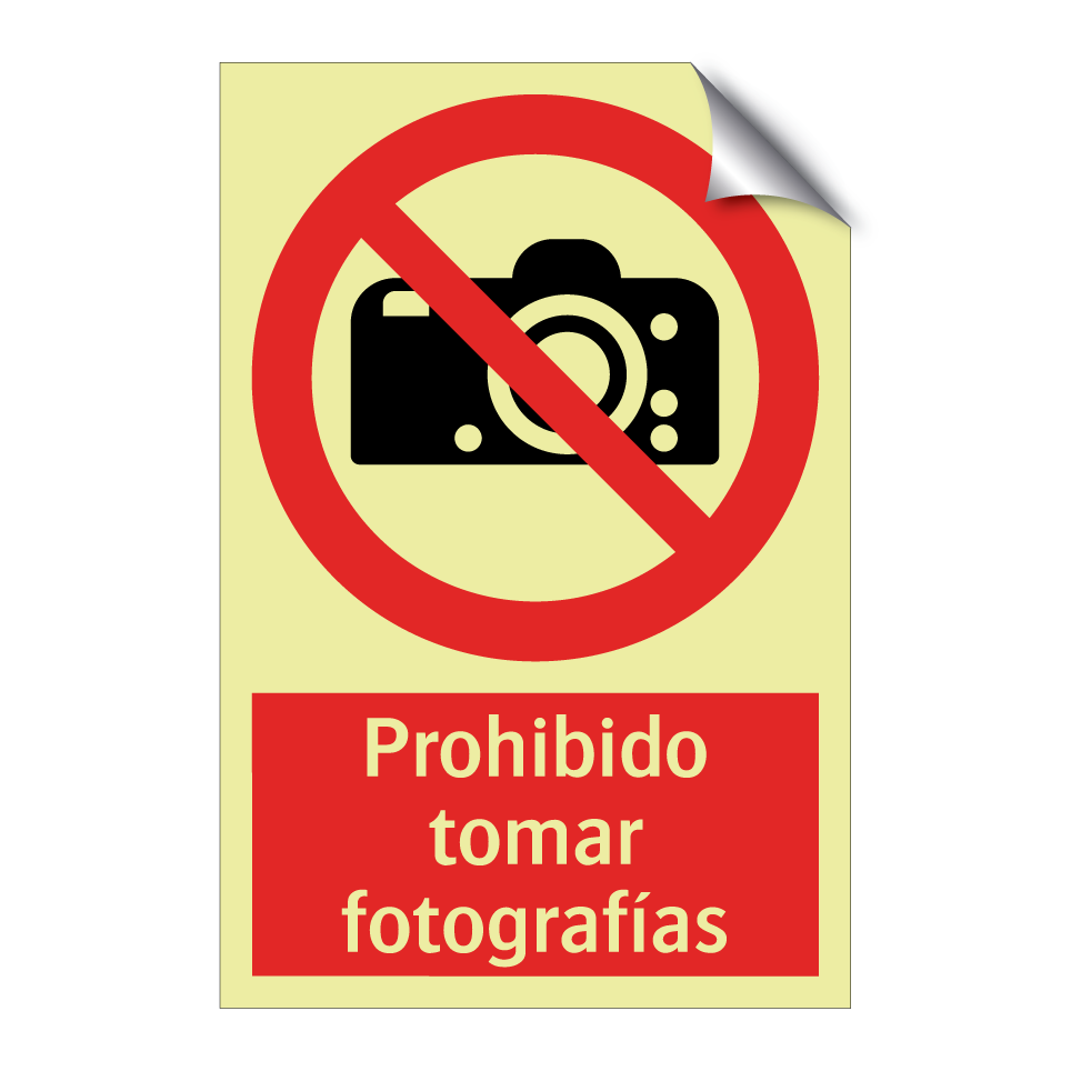 Prohibido tomar fotografías
