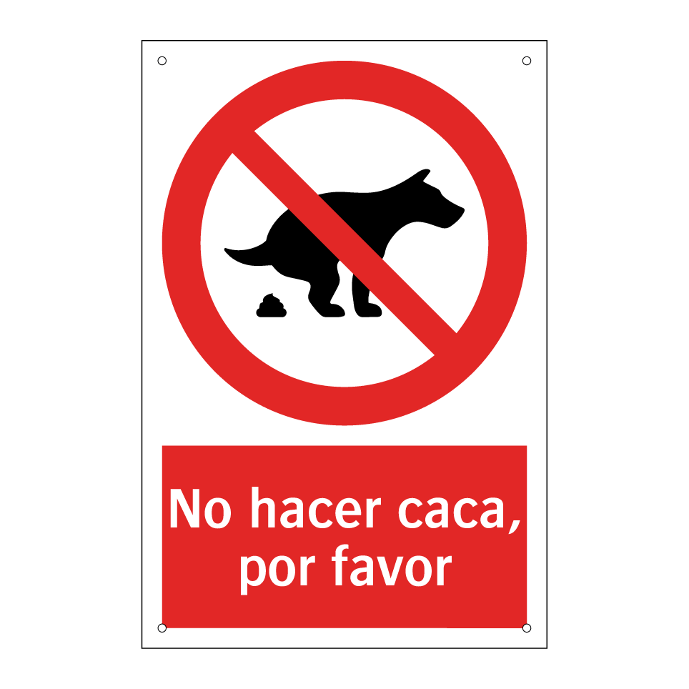 No hacer caca, por favor