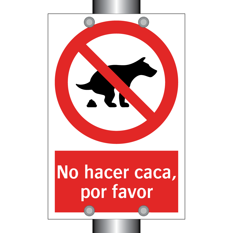 No hacer caca, por favor
