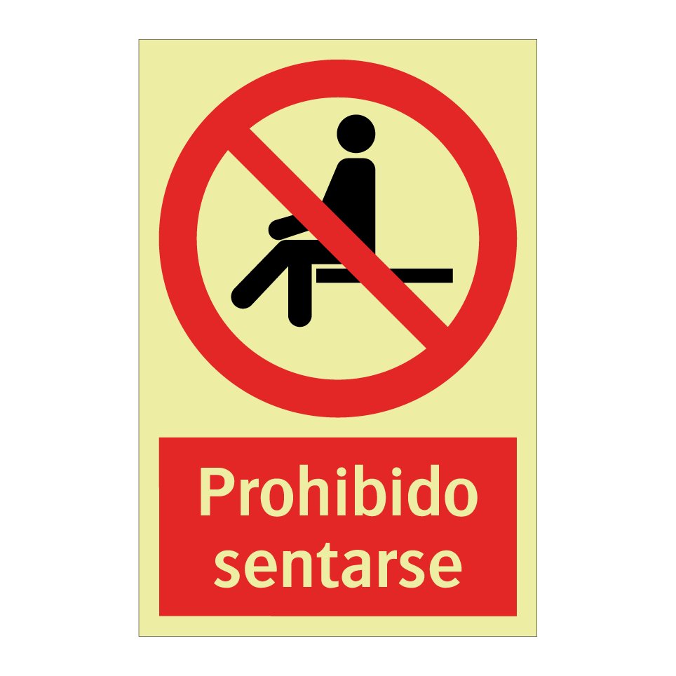 Prohibido sentarse