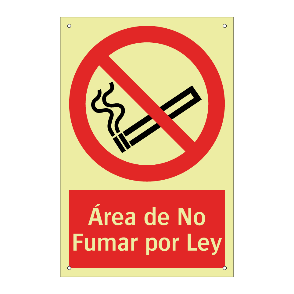 Área de No Fumar por Ley