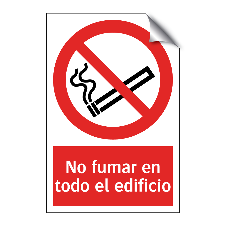No fumar en todo el edificio