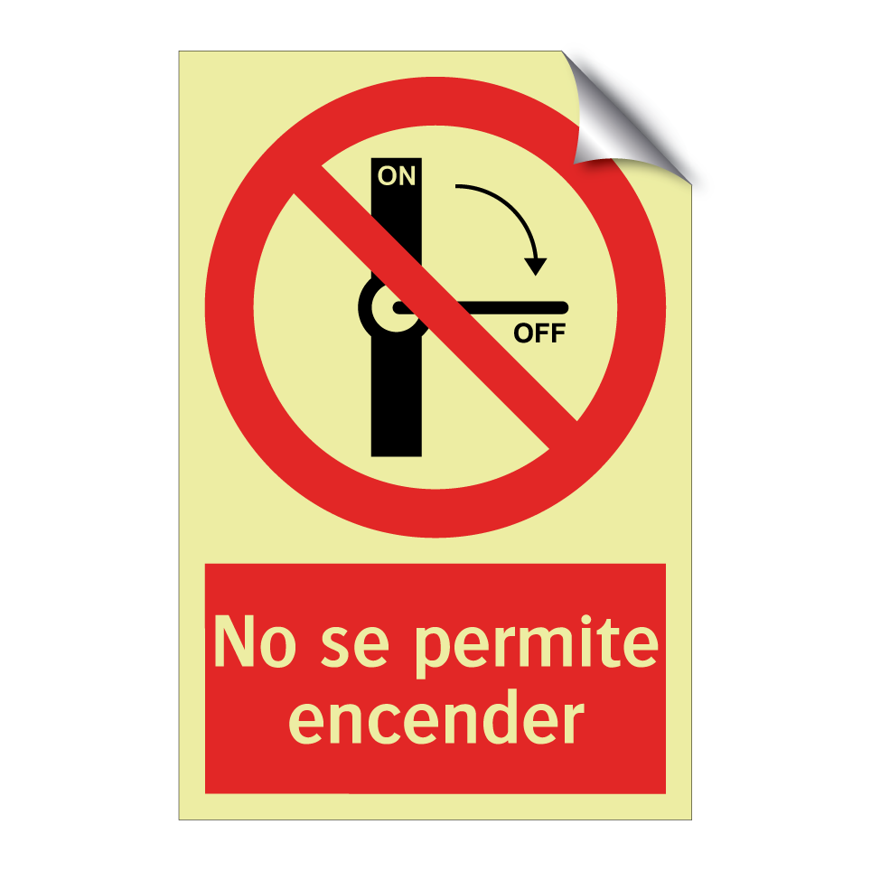 No se permite encender