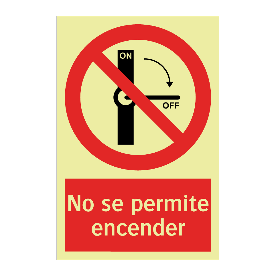 No se permite encender
