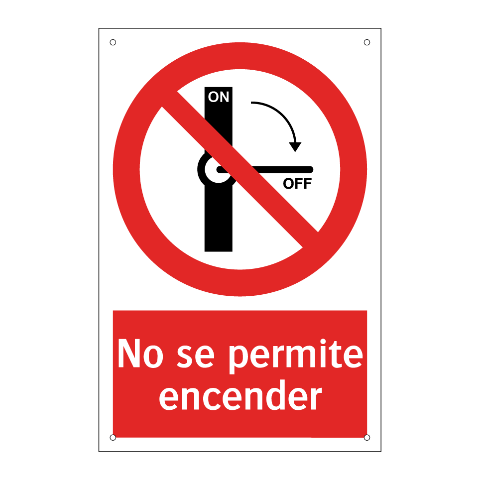 No se permite encender