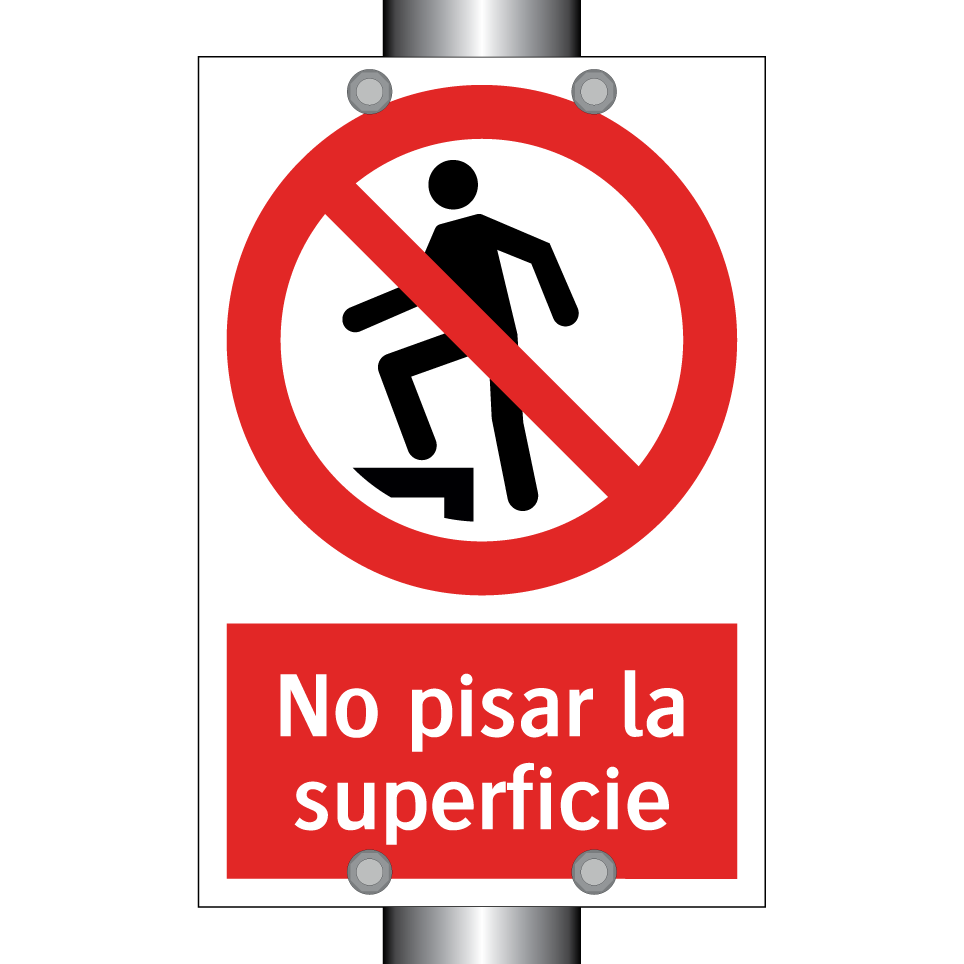 No pisar la superficie