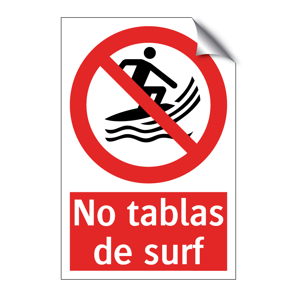 No tablas de surf