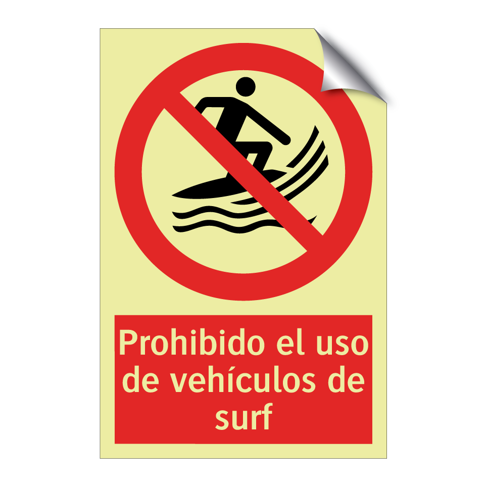 Prohibido el uso de vehículos de surf