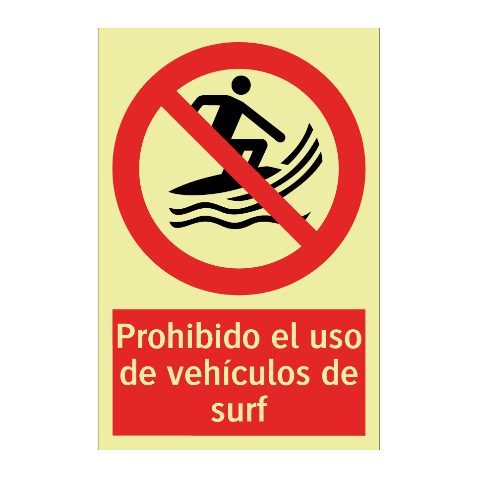 Prohibido el uso de vehículos de surf