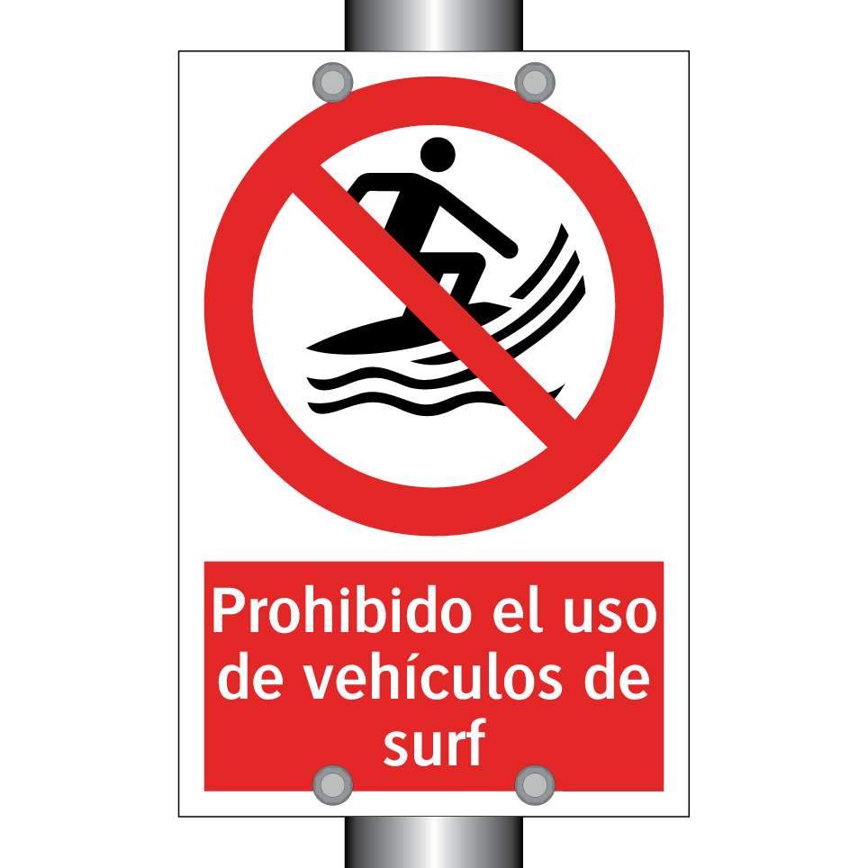 Prohibido el uso de vehículos de surf