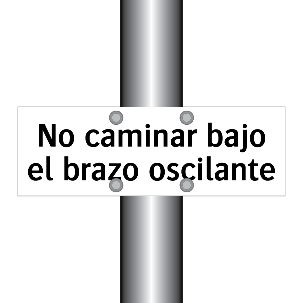 No caminar bajo el brazo oscilante