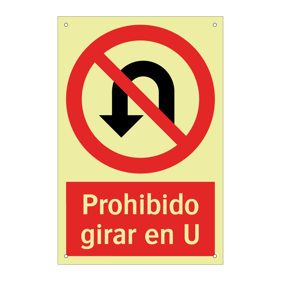 Prohibido girar en U