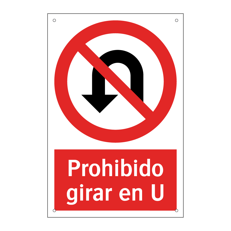 Prohibido girar en U