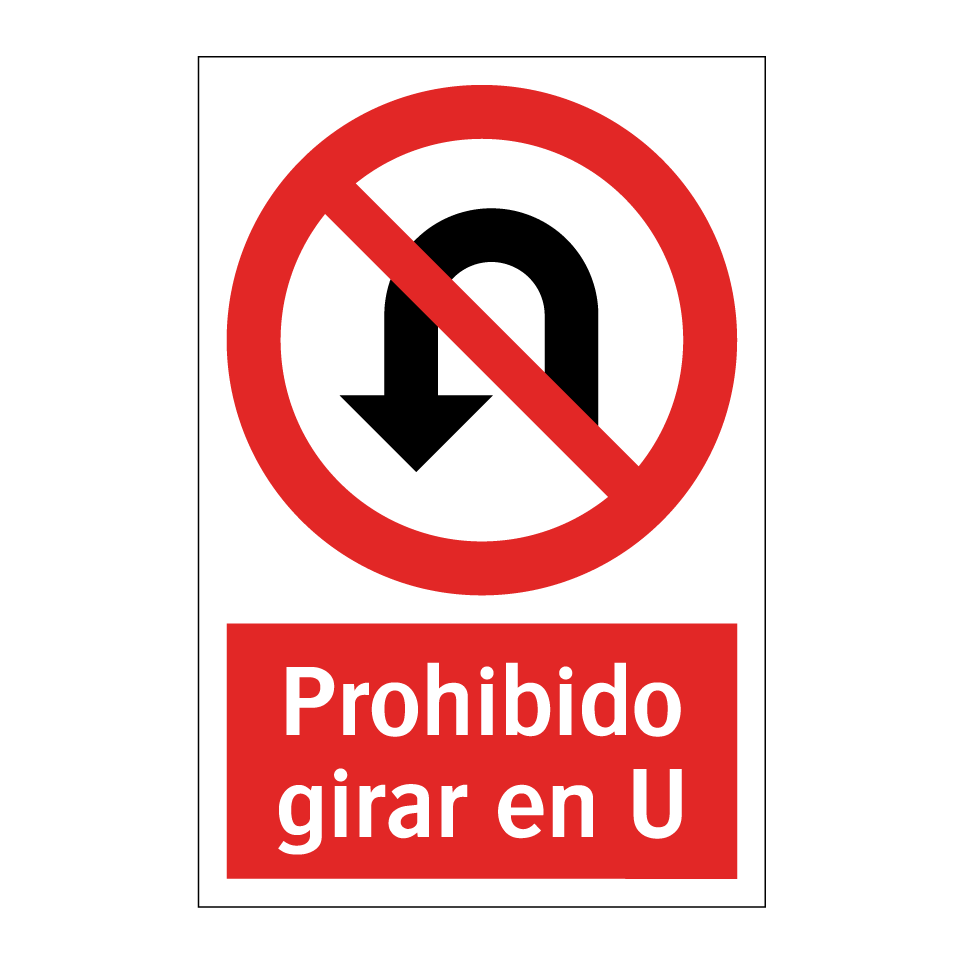 Prohibido girar en U