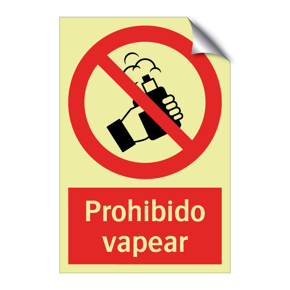 Prohibido vapear