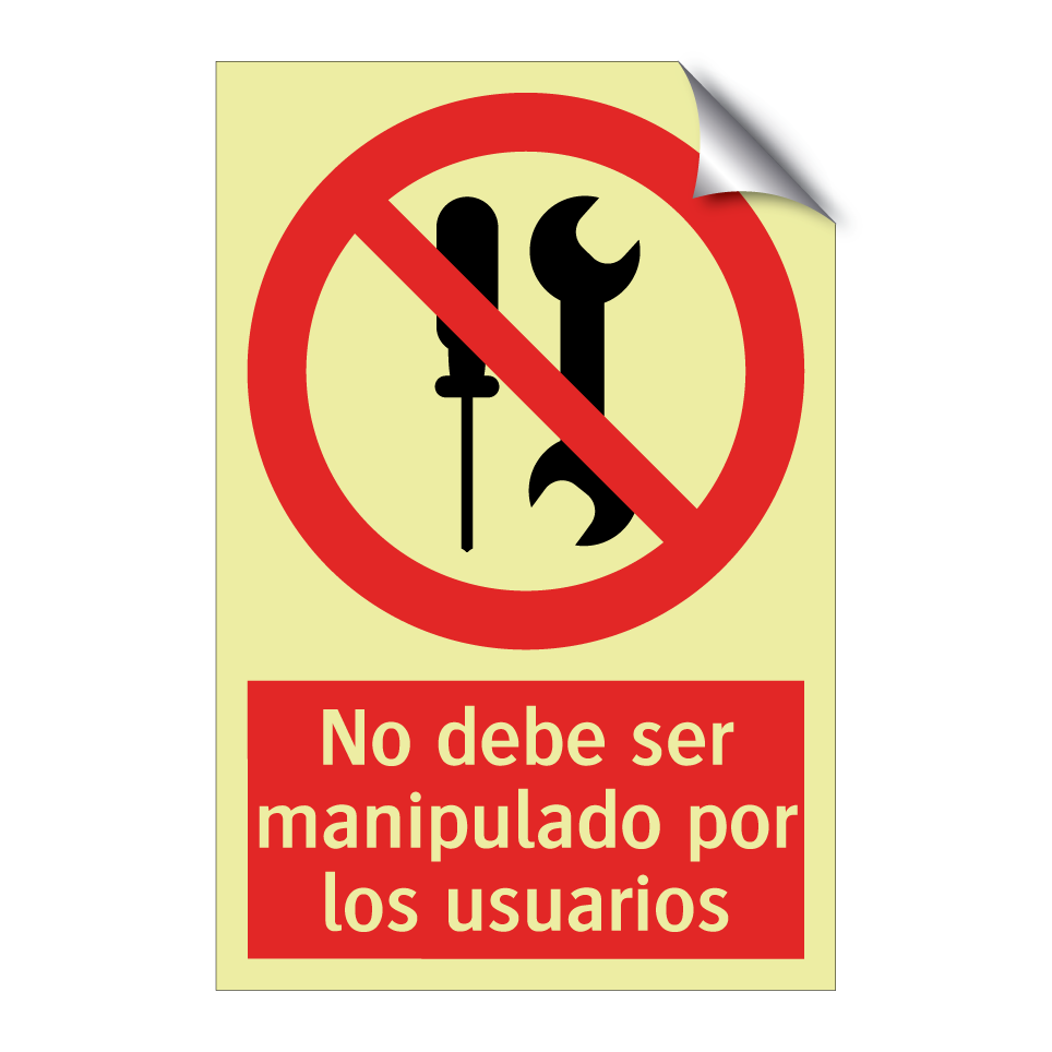 No debe ser manipulado por los usuarios