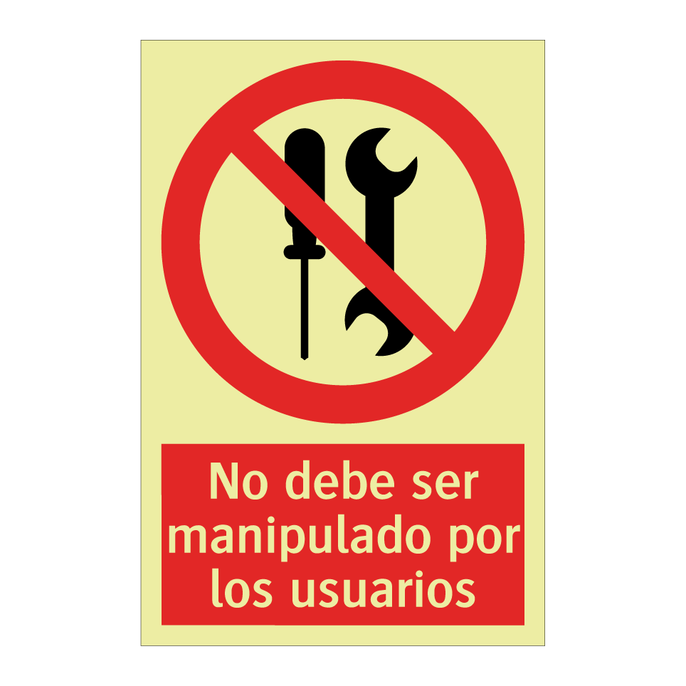 No debe ser manipulado por los usuarios