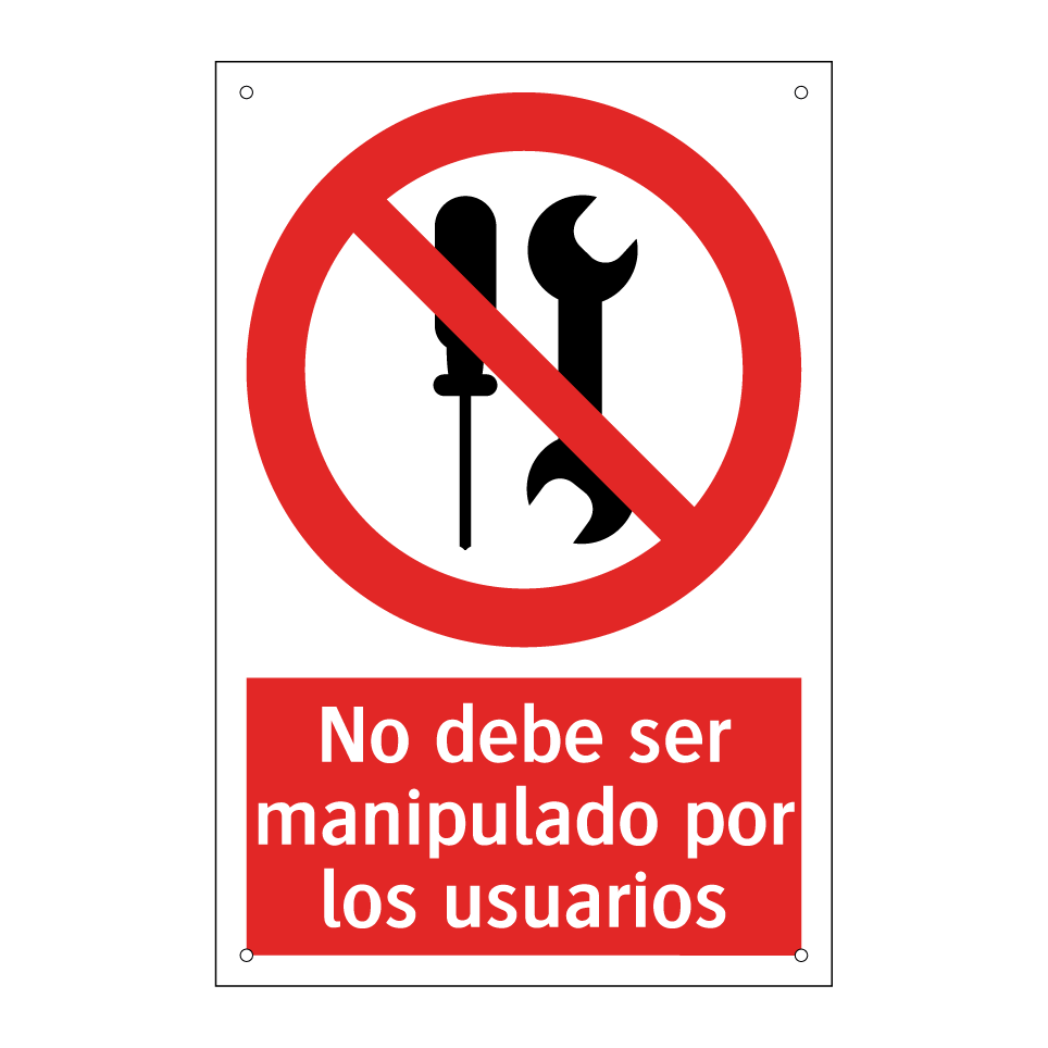 No debe ser manipulado por los usuarios