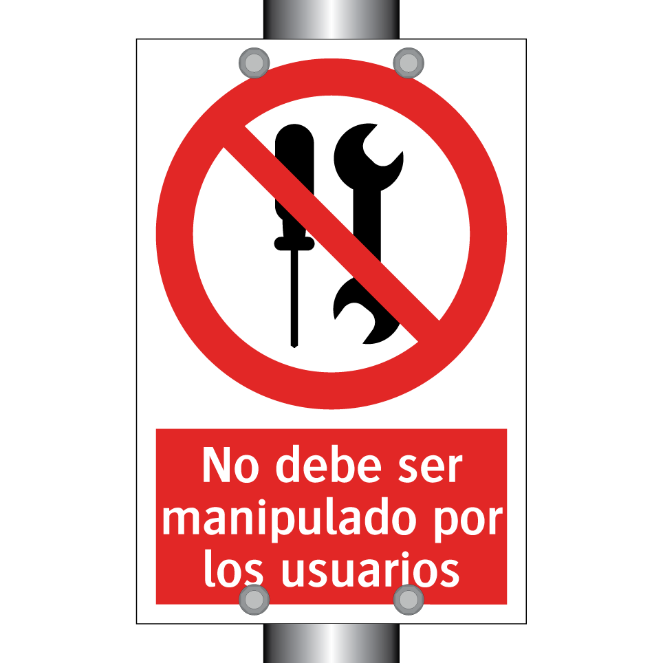 No debe ser manipulado por los usuarios