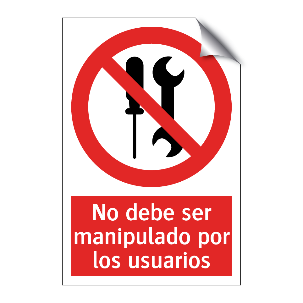 No debe ser manipulado por los usuarios