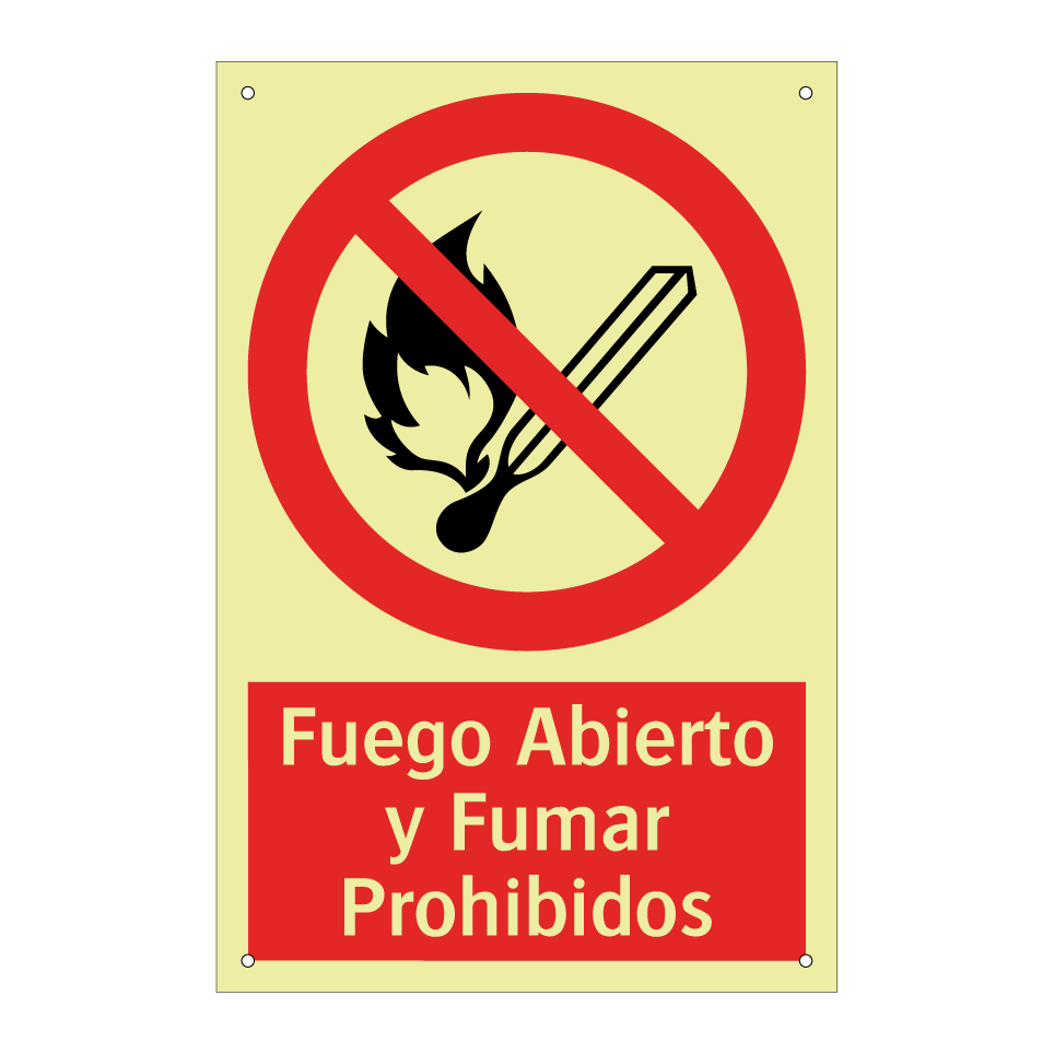 Fuego Abierto y Fumar Prohibidos