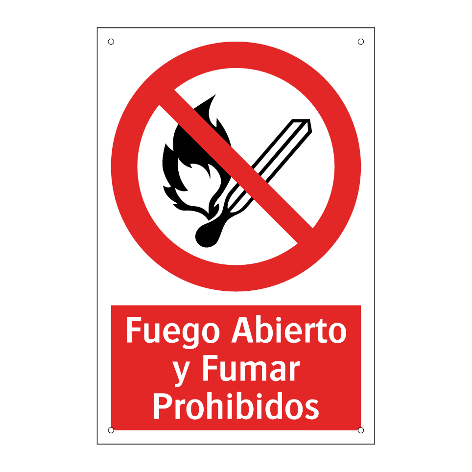 Fuego Abierto y Fumar Prohibidos