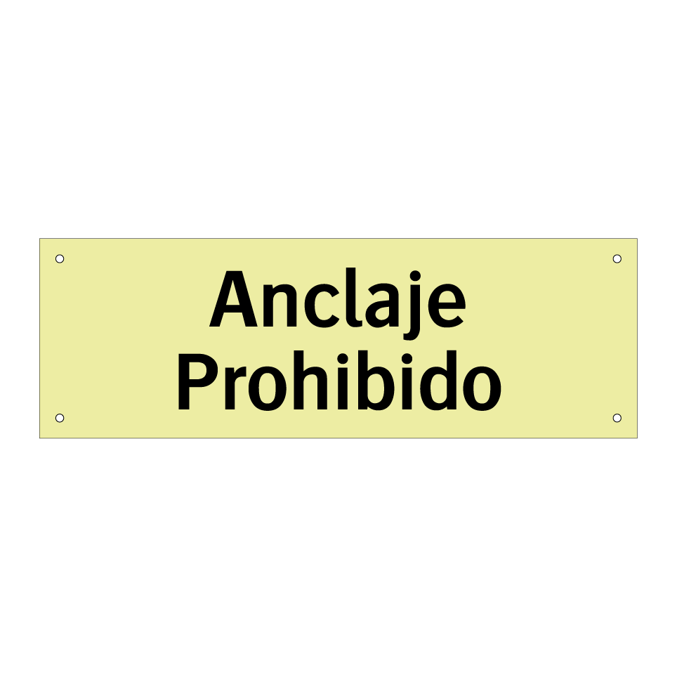 Anclaje Prohibido