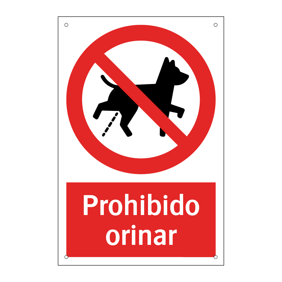 Prohibido orinar