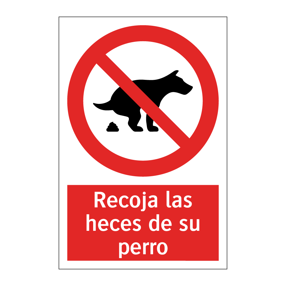 Recoja las heces de su perro
