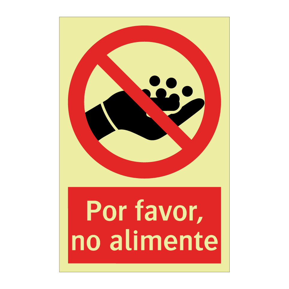 Por favor, no alimente